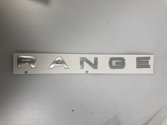 Genuine Range Rover Sport 10-13 Front Name Plate ‘Range’ Titan Silver LR020804
