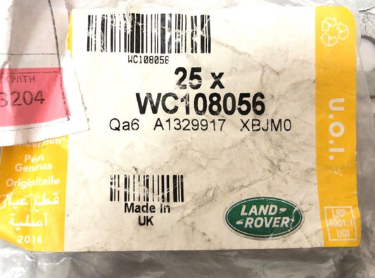 Genuine Land Rover Defender 2007 - 2016 M8 Washer O-Ring Seal x25 WC108056