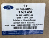 Genuine Ford Fiesta 2008-2019 Rear Left Door Window Glass Tinted 1591458