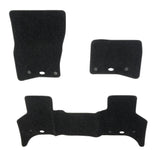 Genuine Land Rover Defender 20+ RHD SWB Ebony Black Luxury Carpet Mats VPLES0557