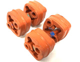 Genuine Jaguar F-Type/XK Rear Exhaust Pipe Mounting Rubbers x4 - C2P19665
