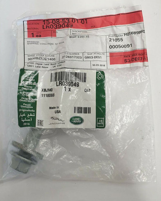 Genuine Land Rover/Jaguar M12 x 85mm Front Axle Bolt x1 - LR039049/T4A1969