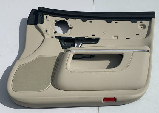 Genuine Jaguar XJ 2011-2019 RH Ebony/Ivory Front Door Card C2D7120RJT