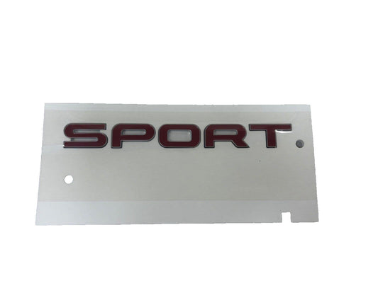 Genuine Land Rover Discovery Sport 2015+ Red "Sport" Trunk Badge LR083781