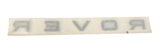 Genuine Land Rover RR 2013-2022 Rear "ROVER" Name Plate (Black) - LR098120