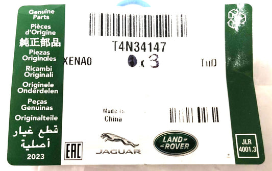 Genuine Jaguar Land Rover Disco/Evo/XE/E-Pace Oil Tube O-Ring Pack Of 3-T4N34147