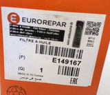 Eurorepar Fits Citroën/Fiat/Ford/Mazda/Mitsubishi/Nissan Oil Filter E149167