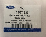 Genuine Ford Fiesta 2017 - 2021 LH Wing Mirror Mirror Glass 2087333