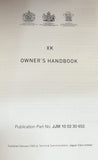 Genuine Jaguar XK X150 2006-2014 Owner's Handbook