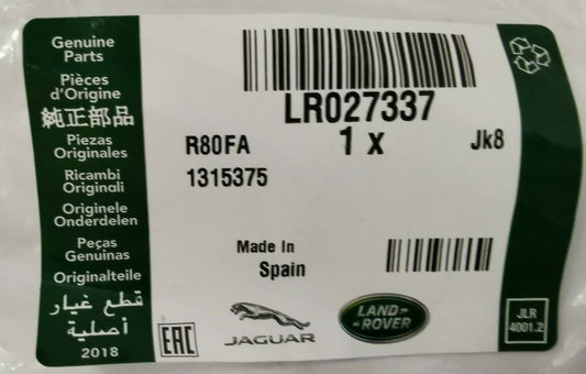 Genuine Range Rover Evoque Inner Door Frame Insulator, Left Hand Front, LR027337