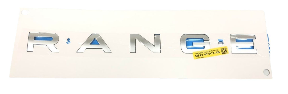 Genuine Land Rover RR Velar 2017+ "RANGE" Rear Atlas Badge Name Plate - LR173886