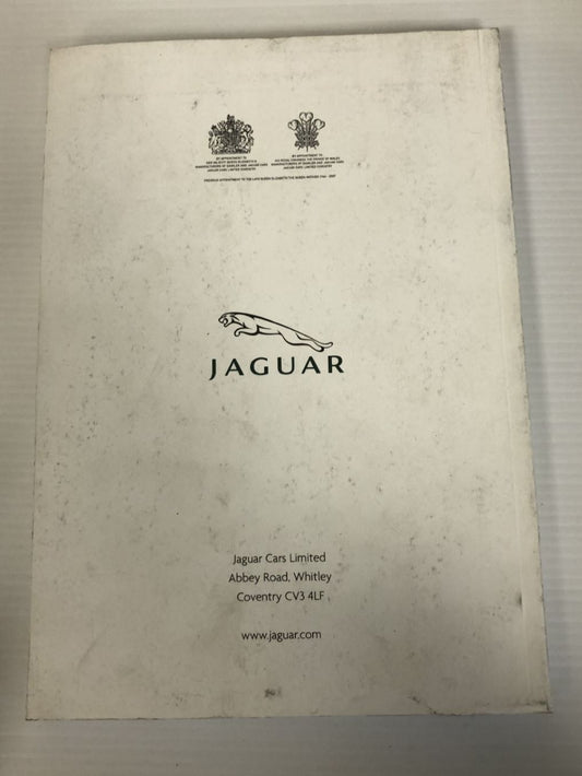 Genuine Jaguar XK X150 2006-2014 Owner's Handbook