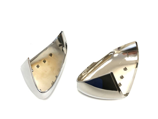 Genuine Jaguar XE XF XK XJ Chrome Wing Mirror Covers - T4N19242/T4N19243