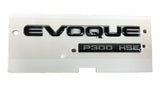 Genuine Range Rover Evoque 2019+ Rear Name Plate P300 HSE Black LR114432