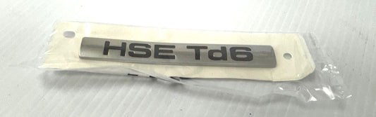 Genuine Land Rover Discovery 5 2017+ "HSE Td6" Rear Boot Name Plate - LR083084