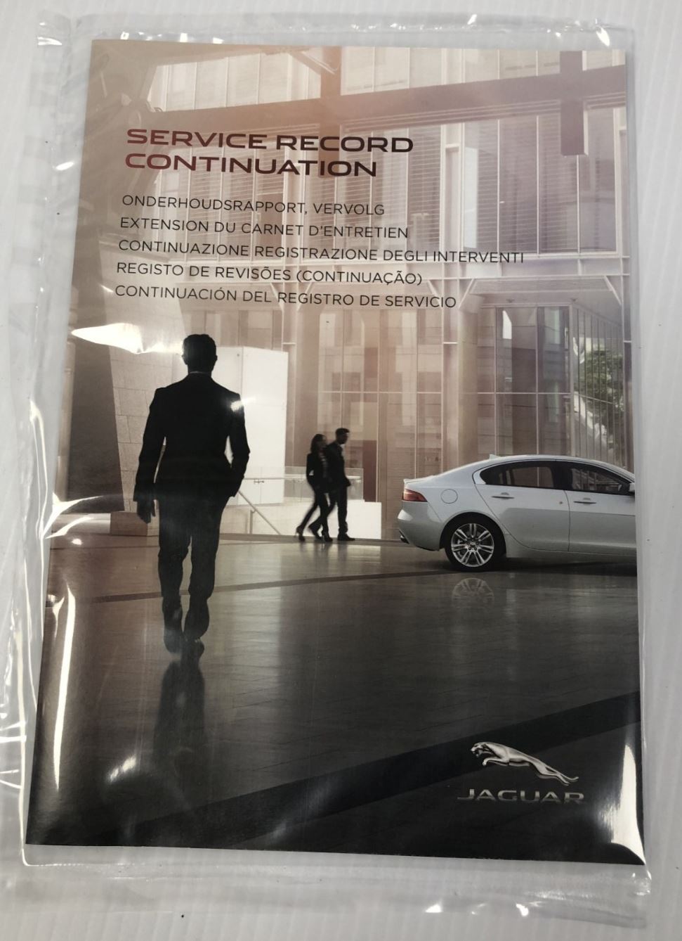 Brand New Genuine Jaguar Service Continuation Record