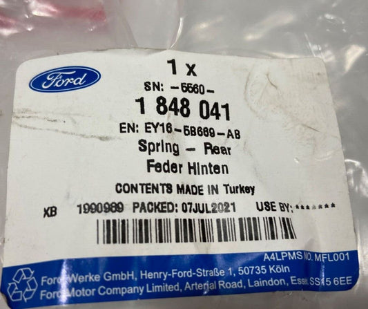 Genuine Ford Transit/Tourneo Courier  2014-2016 Rear Right Coil Spring 1848041