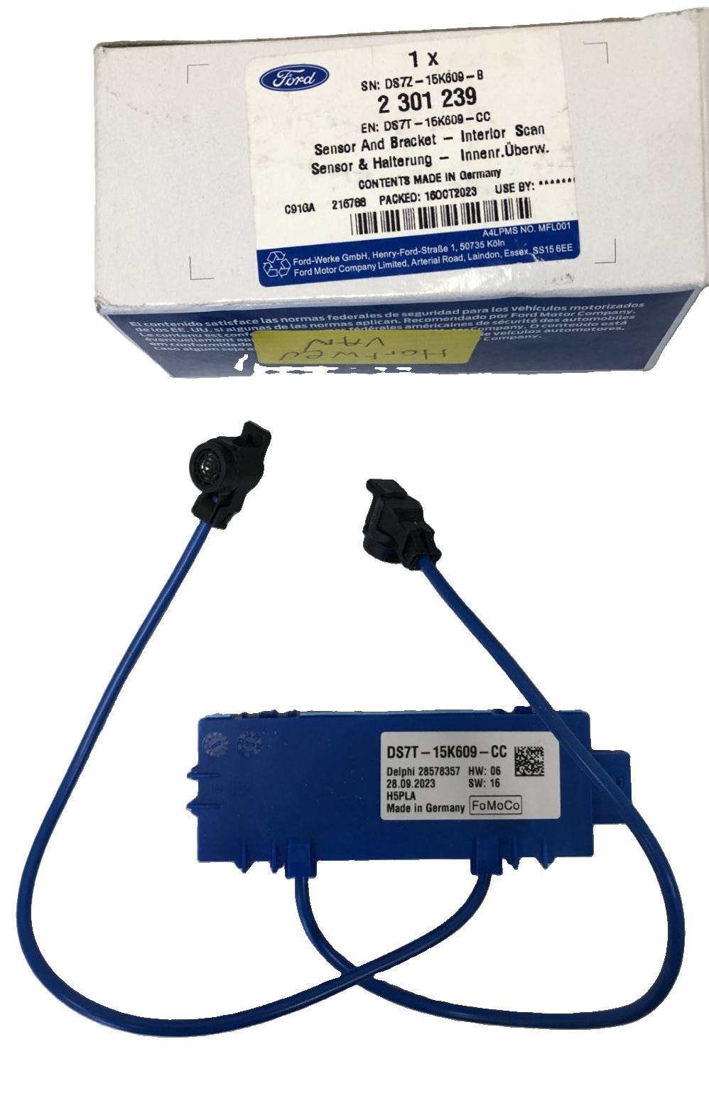 Genuine Ford Fiesta GT/Edge/S-Max/Mondeo Interior Scan Sensor & Bracket -2301239