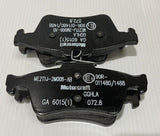 Genuine Ford Transit Connect TC7 2002-2013 Rear Caliper Brake Pad Kit 2177229