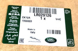 Genuine Land Rover Range Rover Evoque Rear Tailgate Moulding (Silver)-LR029126