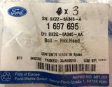 Genuine Ford Ranger/Transit/Tourneo Crankshaft Pulley Mounting Bolt x3 - 1697695