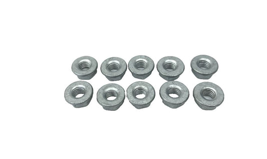 Genuine Land Rover Defender 1987-2016 M6 Flange Nut (Pack Of 10)-FN106047L