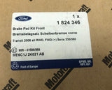Genuine Motorcraft Ford Transit TT9 2006 - 2014 Caliper Brake Pad Kit 1824346