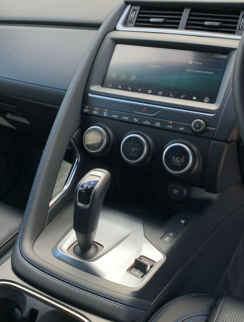 Genuine Jaguar E-Pace 19+ RHD Centre Console Grab Handle Jet/Eclipse J9C30341QYZ