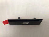 Genuine Jaguar IPace 18+ RH ‘S’ Lower Moulding Side Badge Gloss Black T4K10131