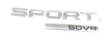 Genuine Range Rover Sport 2014-2022 "SPORT SDV8" Rear Chrome Name Plate-LR056145