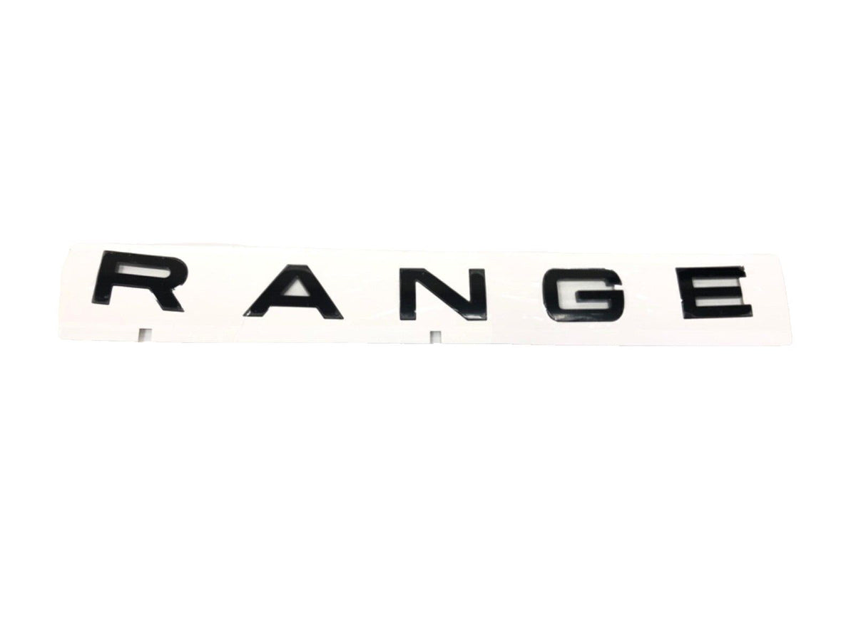 Genuine Range Rover Evoque 2012 - 2018 Front Black "Range" Name Plate LR094559