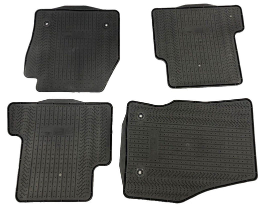 Genuine Ford Kuga 15-18 Front & Rear Rubber Floor Mats With Logo RHD - 1928463