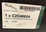 Genuine Jaguar S-Type/XF/XJ/XK Rear Brake Pad Kit (For 326mm Discs) - C2D48654