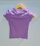 Genuine Jaguar Girls Growler Logo T-shirt Purple Age 7-8 Years 50JATC043PUR