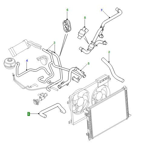 Genuine Land Rover Freelander (1.8 Petrol) Radiator Top Coolant Hose - PCH117860
