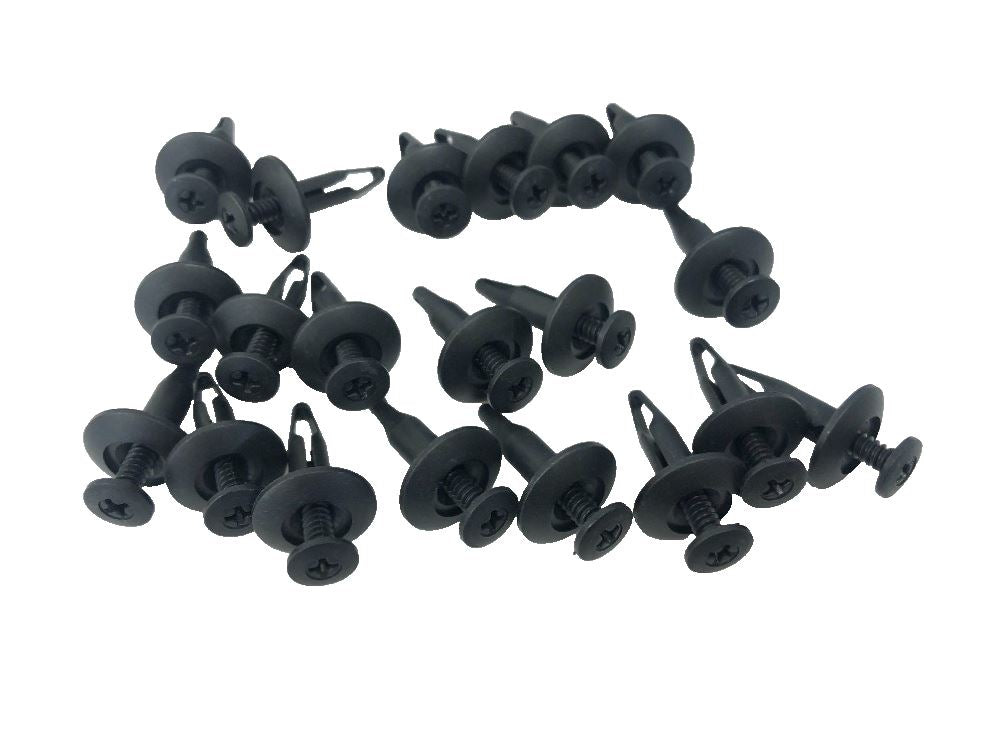 Genuine Jaguar Wheel Arch Lining Sill Moulding Clips 6.5mm Hole 20x - C2S9354020