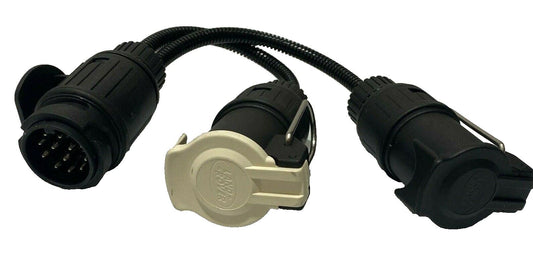 Genuine Land Rover/Range Rover 13 To 12 PIN Towing Electrics Adaptor - VPLHT0060
