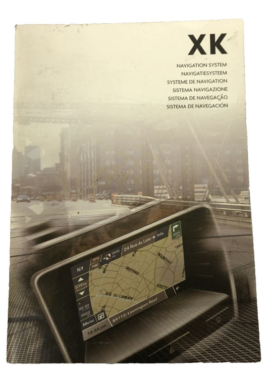 Genuine Jaguar XK 2006-2014 X150 Navigation System Booklet