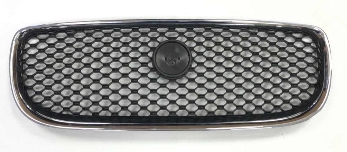 Genuine Jaguar XE Chrome With Matte Black Mesh Front Radiator Grille - T4N10517