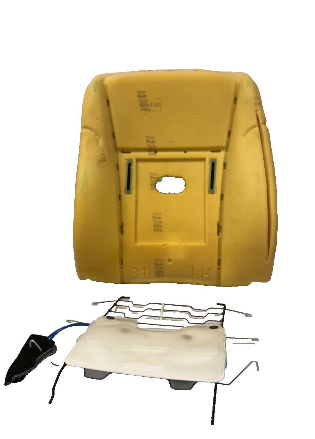 Genuine Jaguar XJ 2010 - 2019 LH Front Seat Squab Foam C2D4719