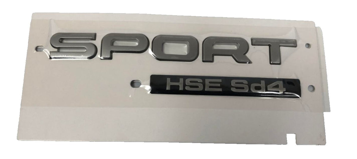 Genuine Land Rover DiscoSport 2015+ "Sport HSE Sd4" Rear Name Plate - LR096560