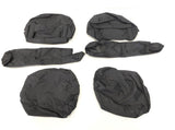 Genuine Land Rover Discovery 5 Front Ebony Seat Covers - VPLRS0335PVJ