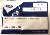 Genuine Ford Kuga CTD 2020+ Spare Wheel Nut Pack Of 5 - 2538173