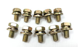Genuine BMW 13 mm Hex-Head Bolts M8x1.25x16mm Grade 8.8 10PCS - 07119915069