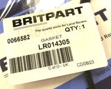 Genuine Land Rover Disco/RR Front Cover to Cyl Block Gasket - LR014305 BRITPART