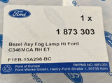 Genuine Ford Focus CEW 2014-2020 Fog Lamp Cover Bezel Chrome 1873303