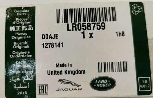 Genuine Range Rover Evoque Discovery Front Seat Track Support Cover LR058759