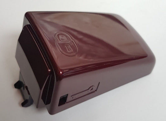 Genuine Land/Range Rover Front Passenger Handle Cap With Lock In Montacino Red