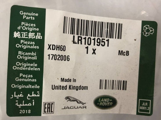 Genuine Range Rover Evoque 2012 Wheelhouse Splash Shield LR101951