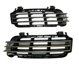 Genuine Land Rover RR 2013-2022 Dark Atlas Front Bumper Mouldings Set-VPLGB0122G